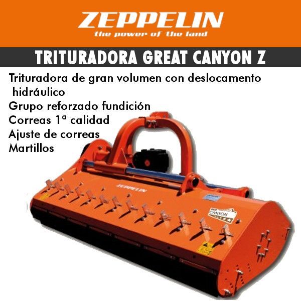 Déchiqueteur à défilement Zeppelin Great Canyon Z