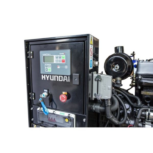 Grupo gerador aberto trifásico a diesel Hyundai DHY22KE 16 kW
