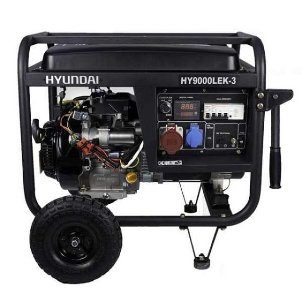 HYUNDAI HY9000LEK3 dreiphasiger elektrischer Generator mit 2,2 / 2,5 kW