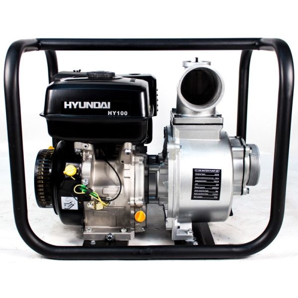 现代 HY100 9,0 HP 汽油机动泵，1330 l/m，alt。 最大限度25 米。