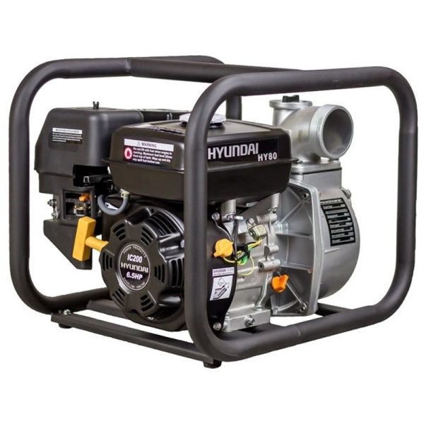 Hyundai HY80 gasoline water pumps, 7,0 HP, 1000L / MIN, alt. max. 30 M.