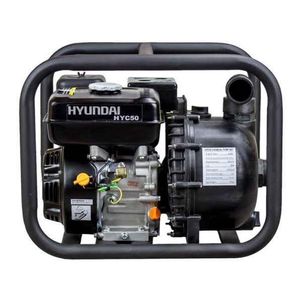 Bomba a gasolina Hyundai HYC50 7,0 HP, 500 l/m, alt. máximo 30m.