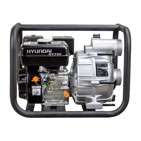 Bomba a gasolina Hyundai HYT80 7,0 HP, 750 l/m, alt. máximo 25m.