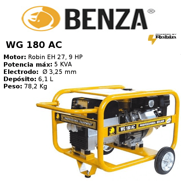 Motor-welder BENZA WG 180 AC SUBARU
