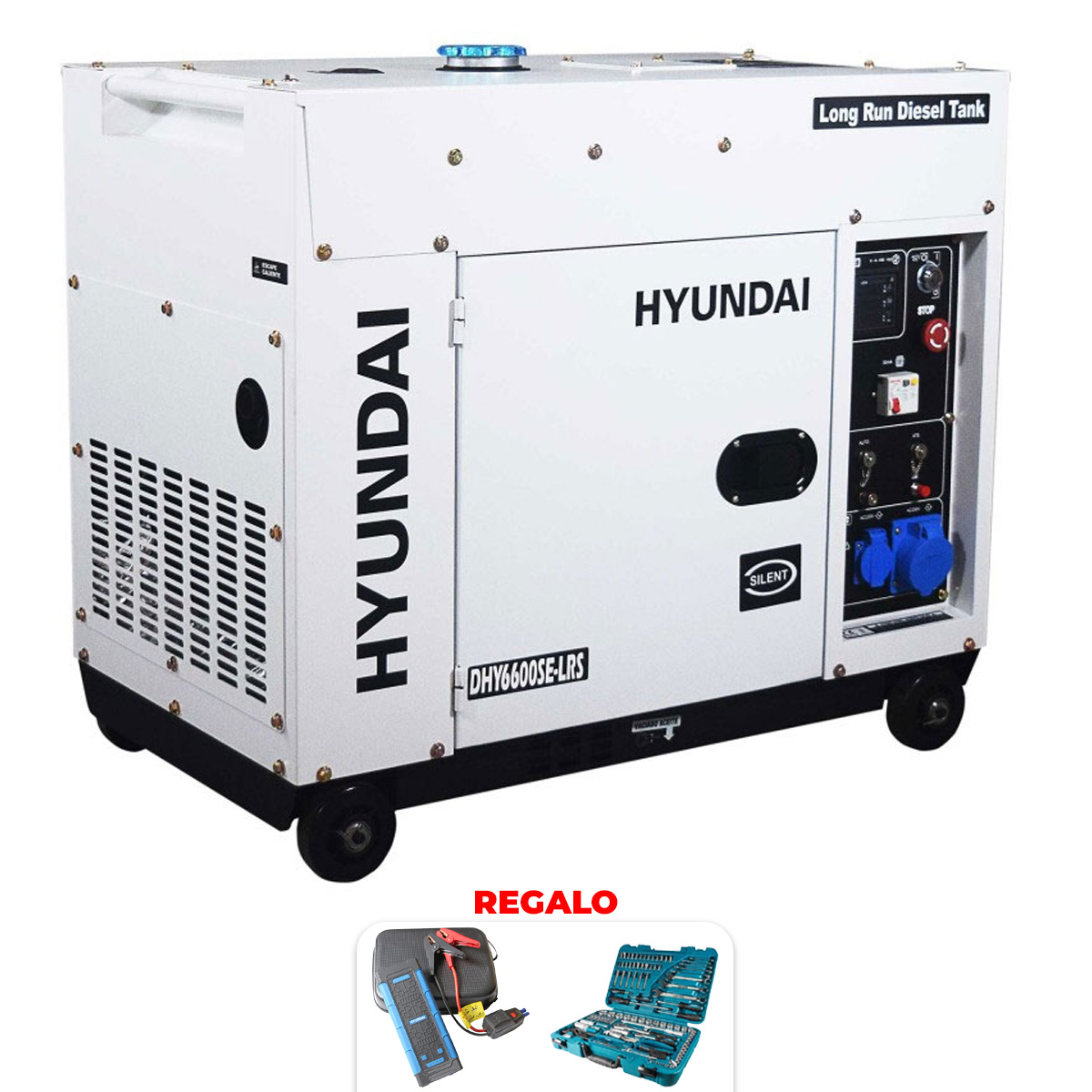 Générateur électrique Hyundai DHY6600SE-LRS pour support solaire –  Intermaquinas