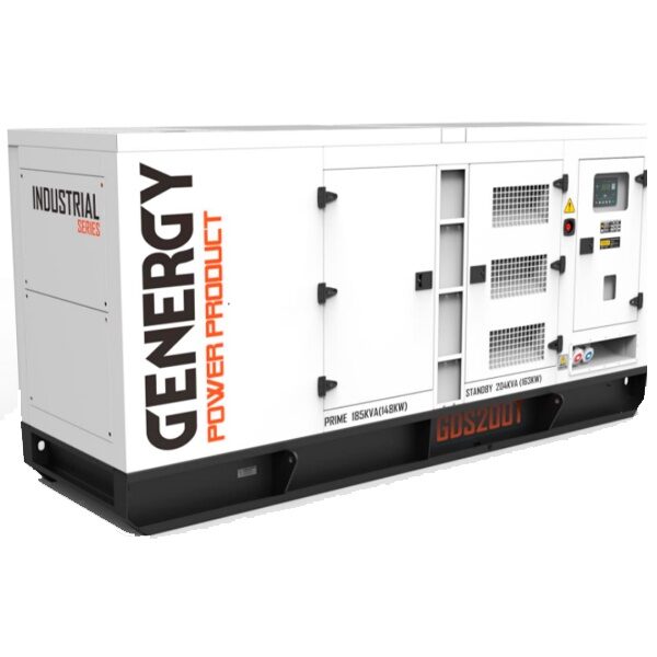 Generatore elettrico diesel Genergy GDS200T 204KVA 163KW 400/230V