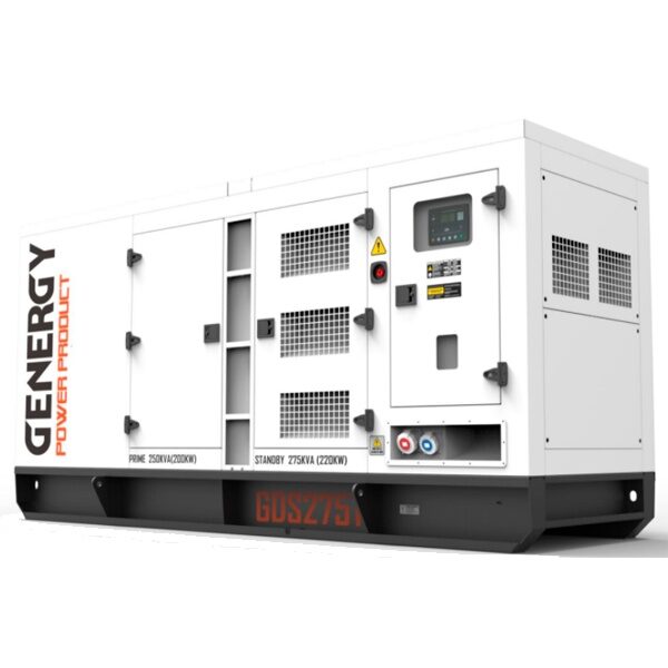 Generatore elettrico diesel Genergy GDS275T 275KVA 220KW 400/230V