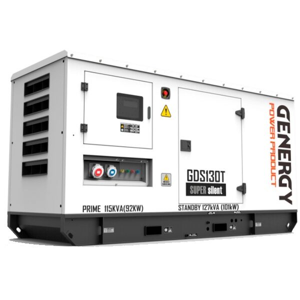 Gerador elétrico a diesel Genergy GDS130T 127KVA 101KW 400 / 230V
