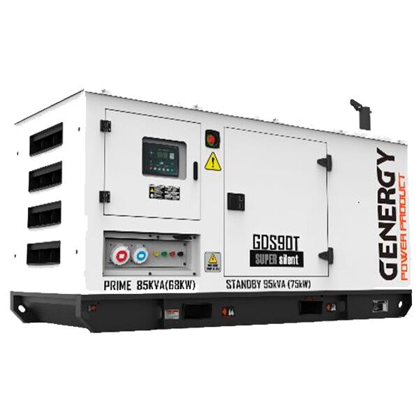 Generador eléctrico Diesel Genergy GDS90T 94KVA 75KW 400/230V