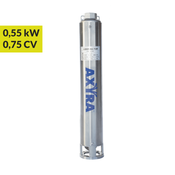 Pompe de puits Axyra ST-1308 4 "0,55kw / 0,75cv