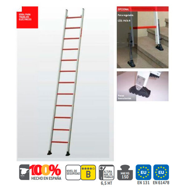 Faraone 1TFV fiberglass industrial ladder