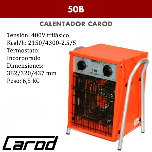 Calefactor Carod 50B