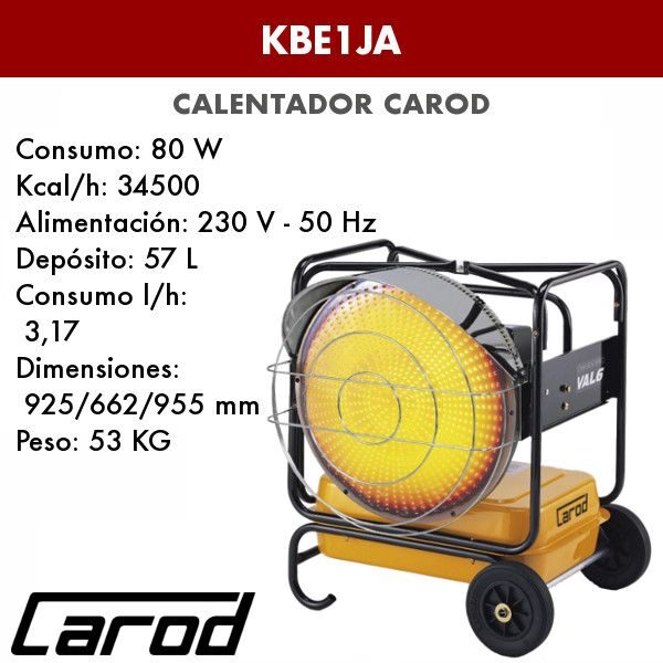 Calentador Carod KBE1JA