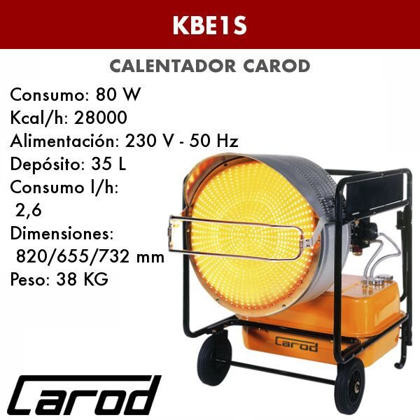 Calentador Carod KBE1S