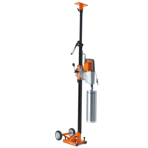 Husqvarna DM 280 concrete drilling rig with DS 250 bracket, anchor kit and 132 mm bit