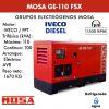 Grupo electrógeno Mosa GE-110 FSX 110 KVA