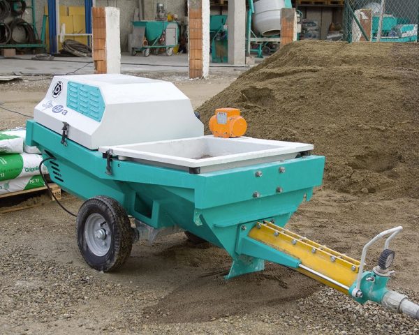 Pump for shotcrete and self-leveling mortars STEP-120 A