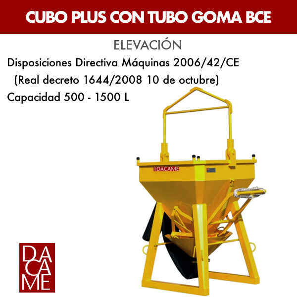 Cubo plus with rubber tube Dacame BCE