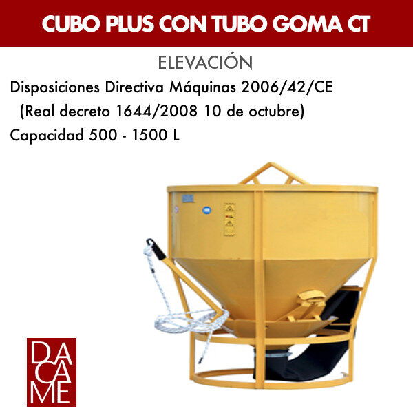 Cubo plus with rubber tube Dacame CT