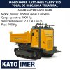 Minidumper Kato-Imer CARRY 110 Tolva de descarga trilateral