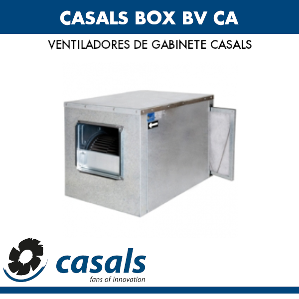 Caja de ventilación Casals BOX BV CA