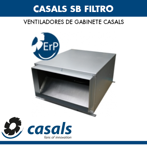 Caja de ventilación Casals SB FILTER