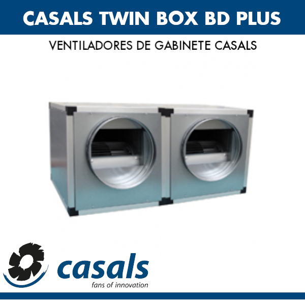 Caja de ventilación Casals TWIN BOX BD PLUS
