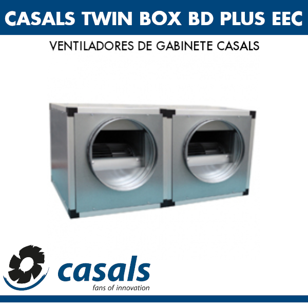 Caja de ventilación Casals TWIN BOX BD PLUS EEC