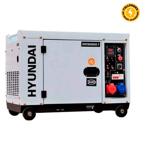 Generador electrico HYUNDAI DHY8600SE-T A/E TRIF 7900W