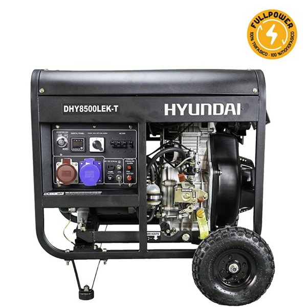 Generador electrico Hyundai DHY8500LEK-T Diesel Full Power