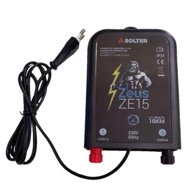 Pastor eléctrico Solter ZEUS ZE-15 con cable