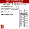 Torres móviles de aluminio Dacame ALU-50 Serie 135 Modelo 13503