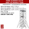 Torres móviles de aluminio Dacame ALU-50 Serie 135 Modelo 13508