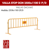 Valla Dacame Stop DCM 2500x1100 2 P/D (Lote 25 ud.)