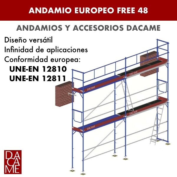 European scaffolding FREE 48 Dacame