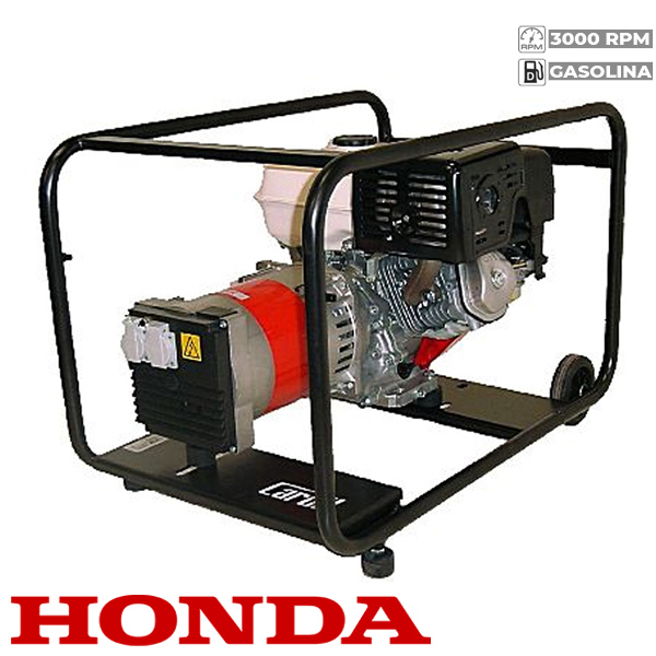 Generador Eléctrico Monofasico Carod CMH-5 AE con motor Honda GX270 con Arranque Eléctrico de Gasolina