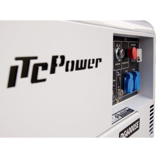 Дизельний генератор ITCPower DG6000SE