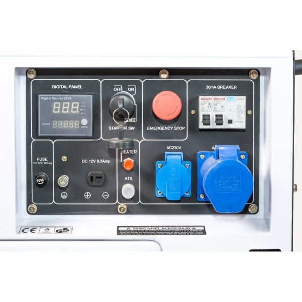 ITCPower DG7800SE 6300w Einphasen-Dieselgenerator