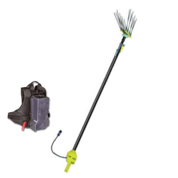 Roteco ET300 olive rake w / lithium battery (backpack) 750w