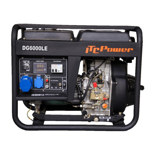 Gerador diesel ITCPower DG6000LE