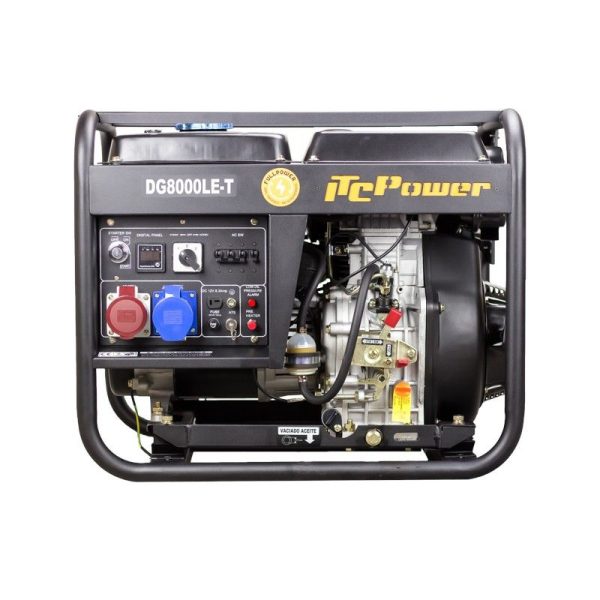 Generador Diesel ITCPower DG7800LET