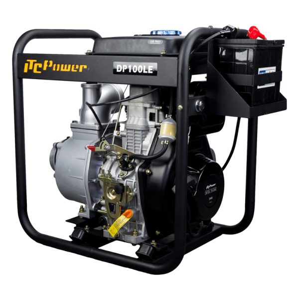 مضخة محرك الديزل ITCPower DP100LE مياه نظيفة