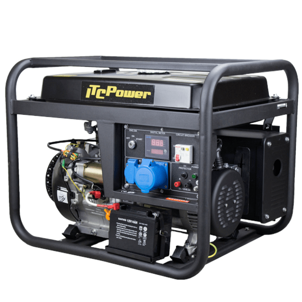 Generador Eléctrico ITCPower GG9000LE de Gasolina 6000 W