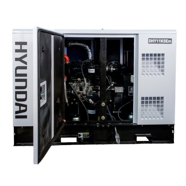 Звукоізоляційна однофазна генераторна установка Hyundai DHY11K(S)Em