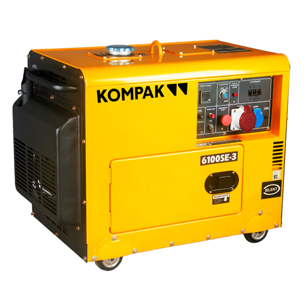 Generador eléctrico trifásico Kompak K6100SE-3
