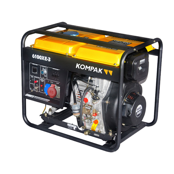 Generador eléctrico trifásico Kompak K6100XE-3