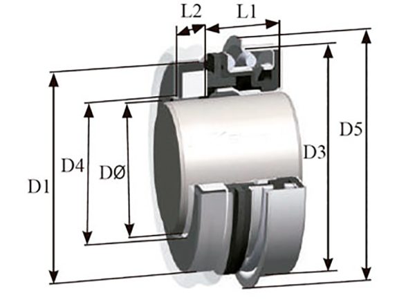 Silicon mechanical seal - Resistant to sand and high temperatures BA4C15