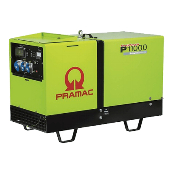 Generador eléctrico monofásico PRAMAC P11000 con AMF