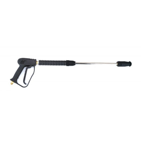 High pressure wash gun with adjustable nozzle and 1/4 EUR male thread