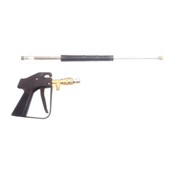 Pistola ad alta pressione per lavaggio con ugello regolabile e ugello corto e lungo